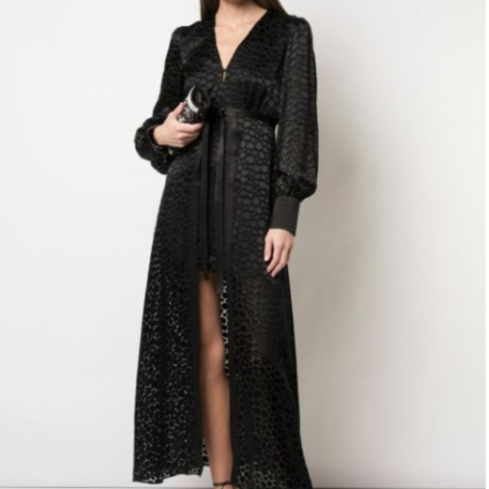 NWT – Alexis Silk Blend Black 2-Way Dress, M